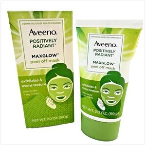 NEW (1) - Aveeno Positively Radiant MAXGLOW Peel Off Mask - discontinued
